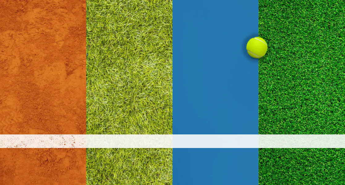 The Four Surface Types of Tennis Courts