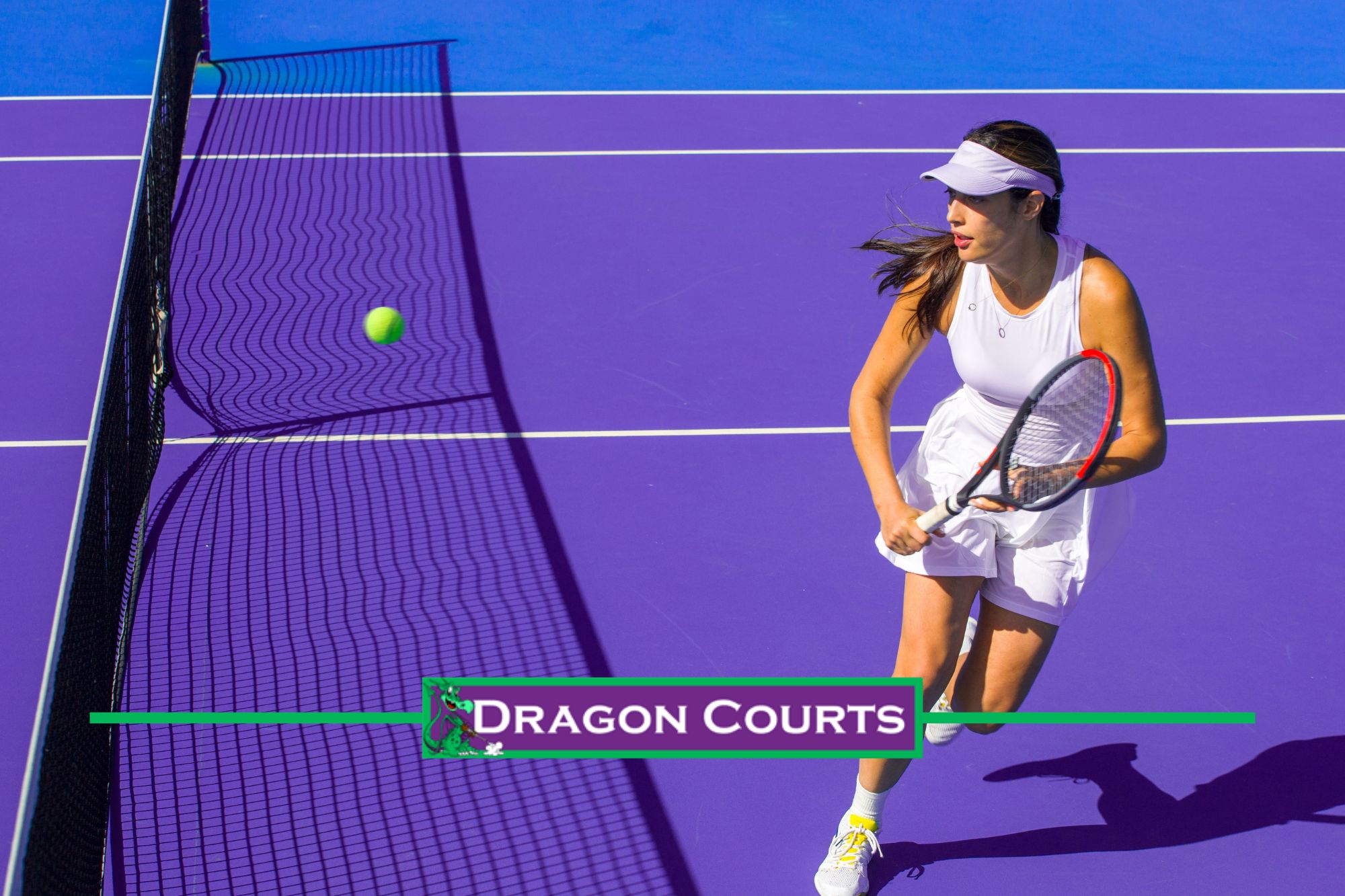 Serving tennis
