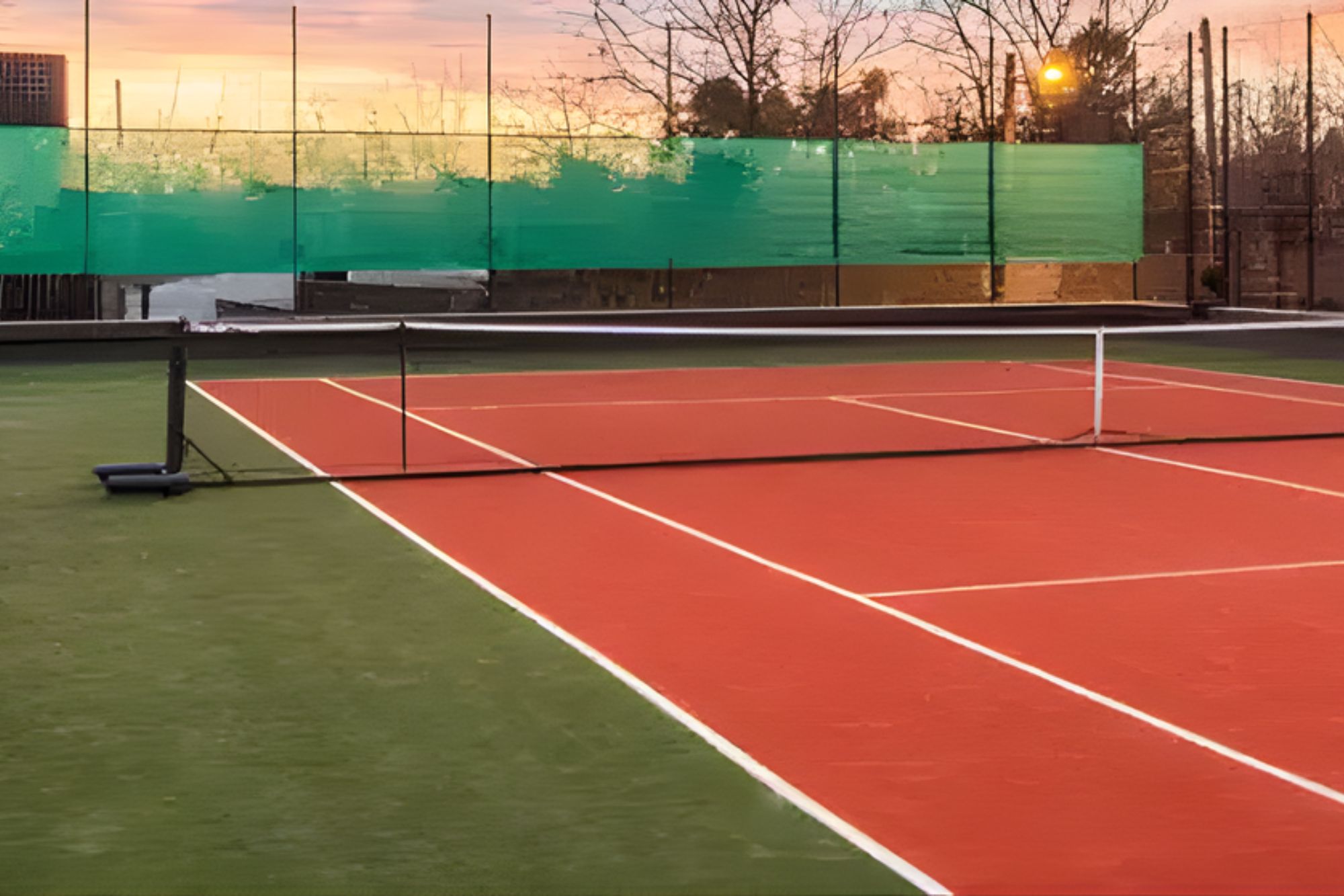 Tennis court.